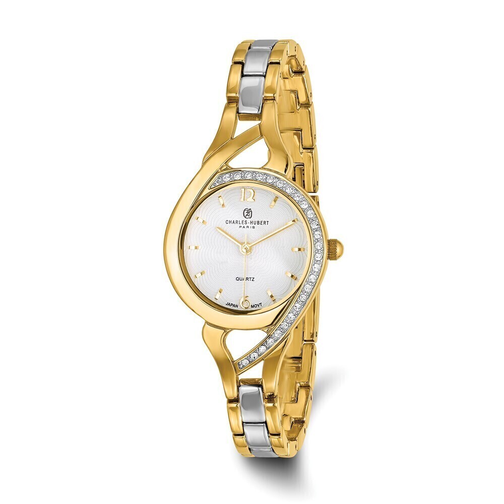 Kazi Luxury Ladies Charles Hubert Two-Tone Off-White Dial Watch